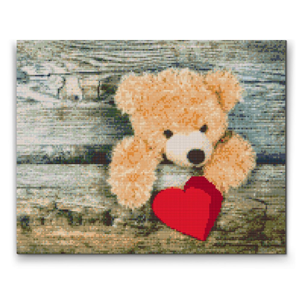 Pintura de diamante - Oso de peluche