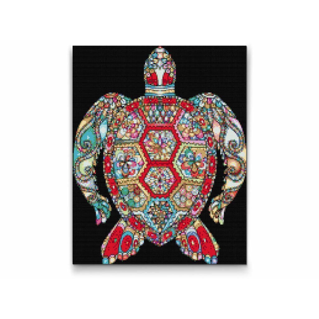 Pintura de diamante - Mandala - Tortuga