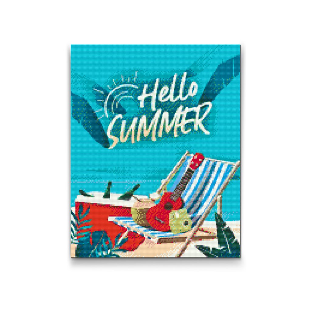 Pintura de diamante - Hello summer
