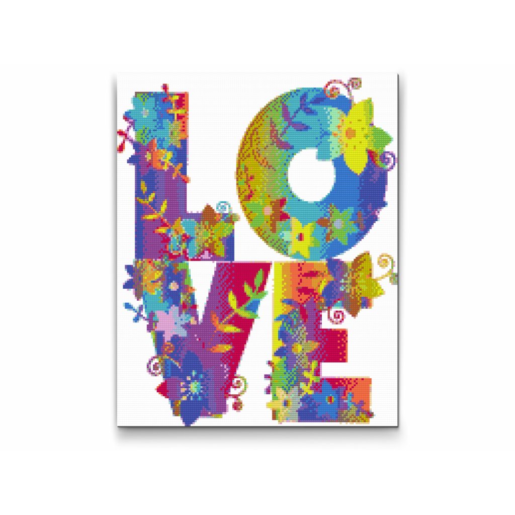 Pintura de diamante - Mandala 13 «Love»