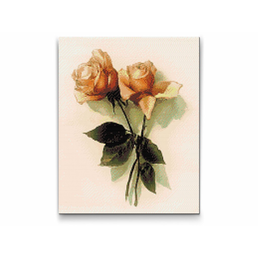 Pintura de diamante - Rosa vintage 2
