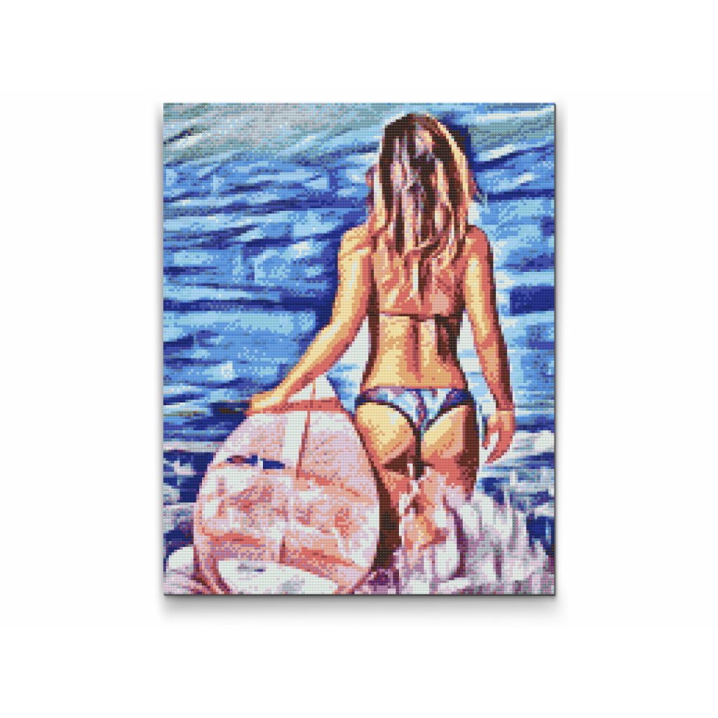 Pintura de diamante - Surfista