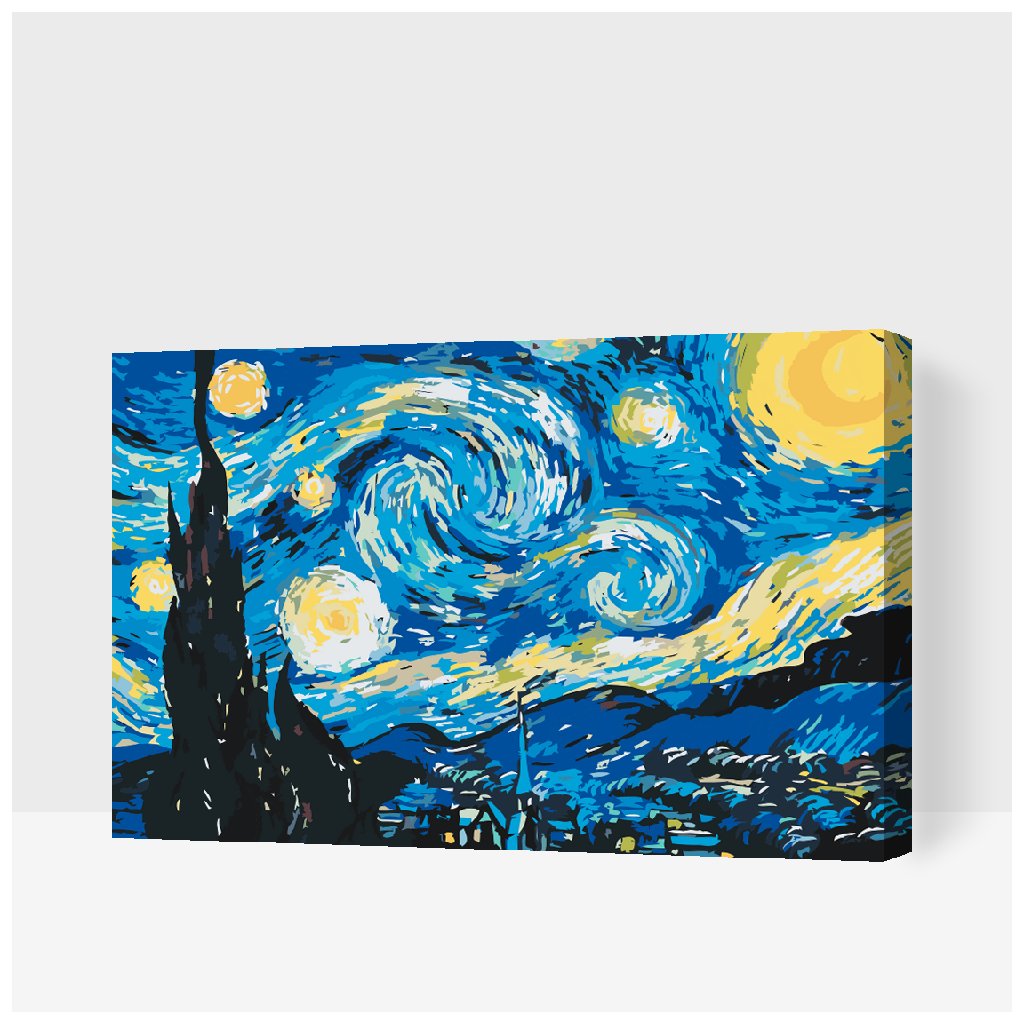 Pintura por números - Vincent Van Gogh - La noche estrellada