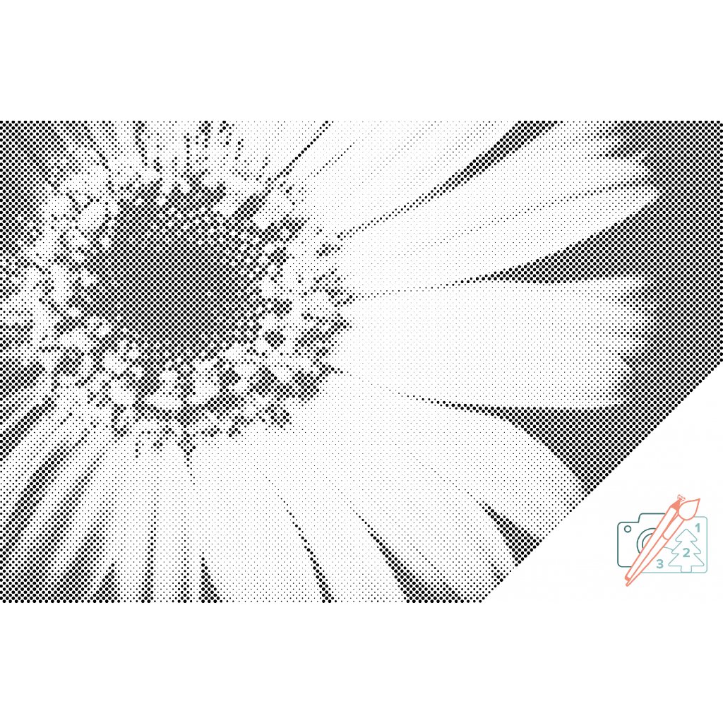 Puntillismo – Girasol