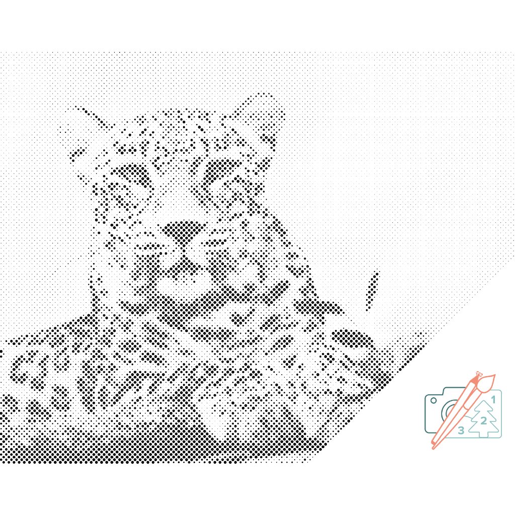 Puntillismo – Gato salvaje