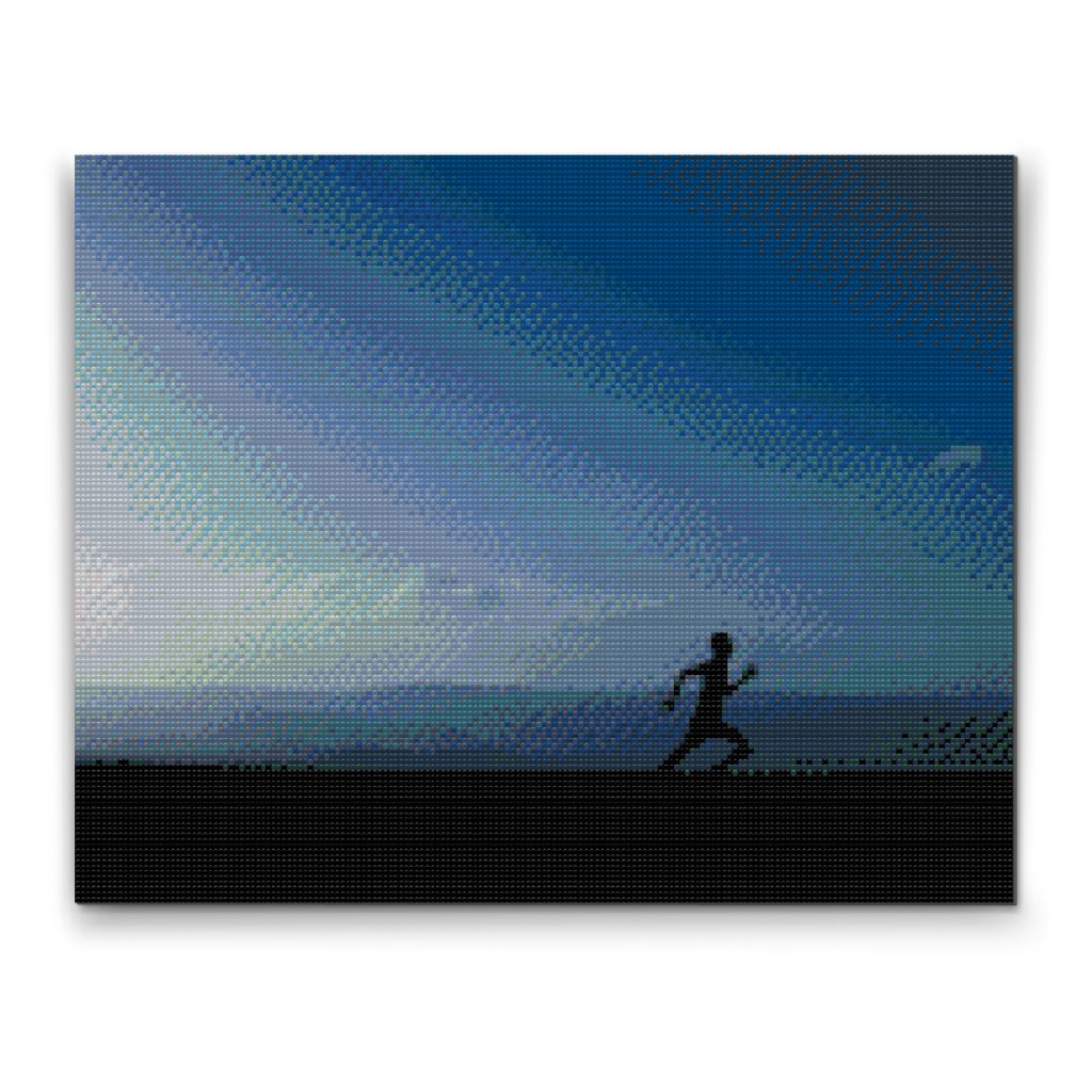 Pintura de diamante - Correr