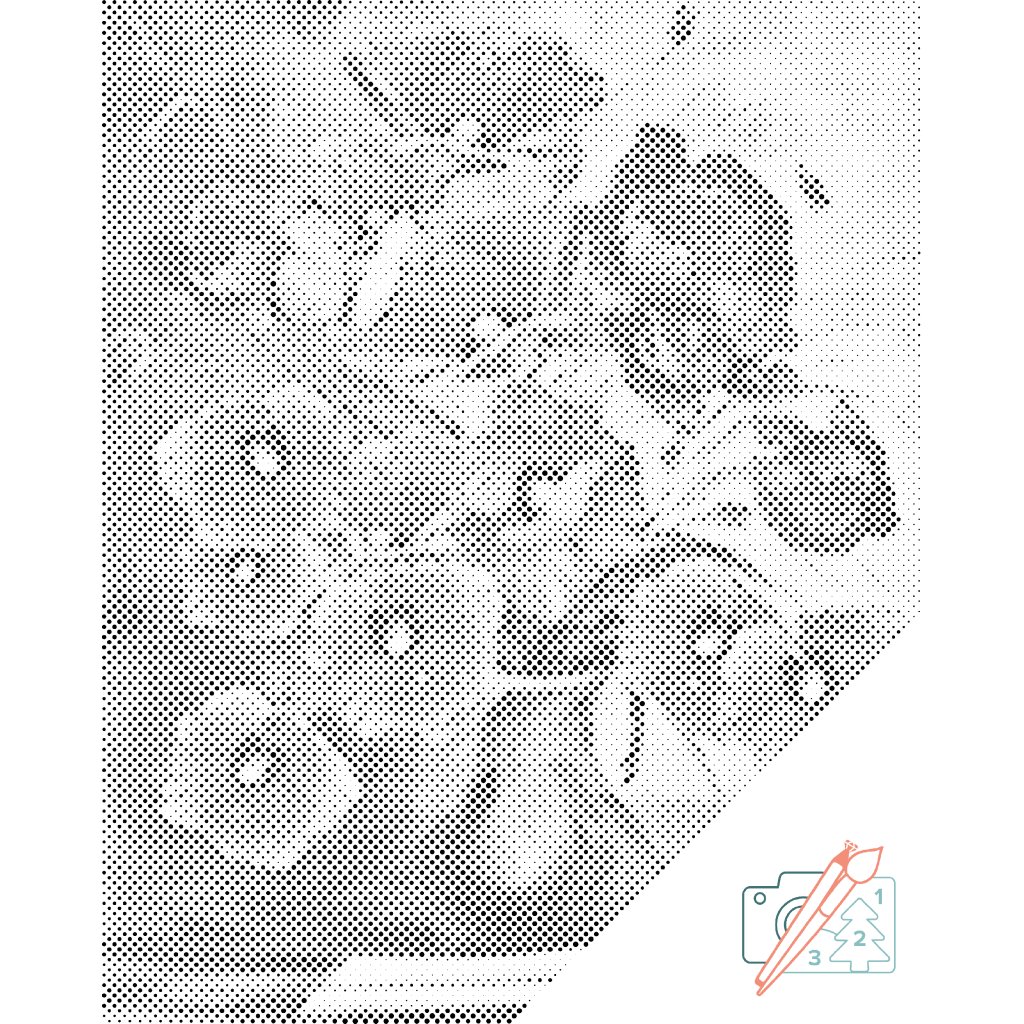 Puntillismo – Amapolas rojas