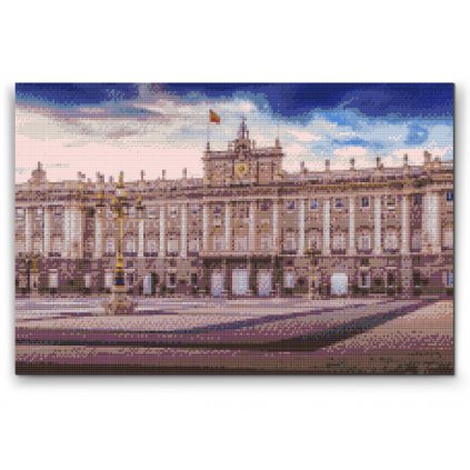 Pintura de diamante - Palacio Real de Madrid
