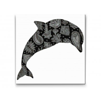 Pintura de diamante - Mandala de delfín
