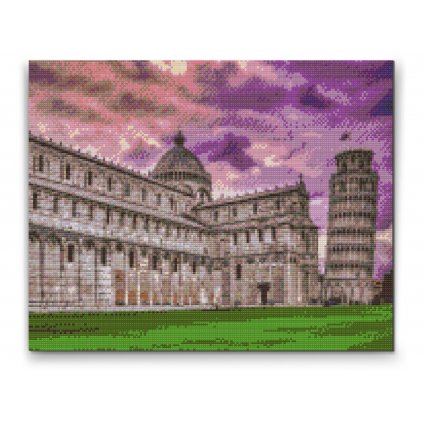 Pintura de diamante - Torre inclinada de Pisa 2