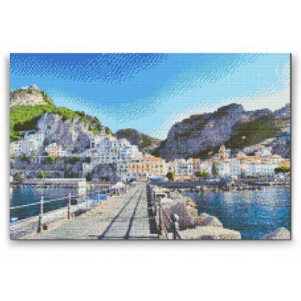 Pintura de diamante - Amalfi, Italia