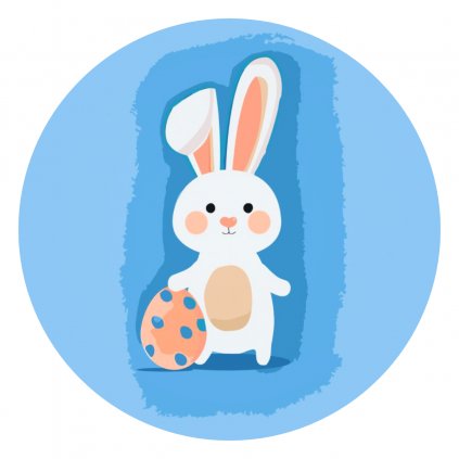 Pintura por números - Conejo de Pascua