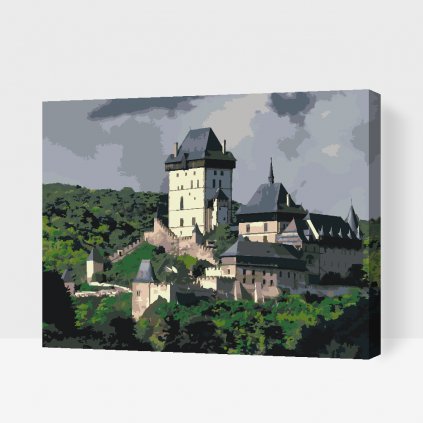 Pintura por números - Castillo de Karlštejn 3