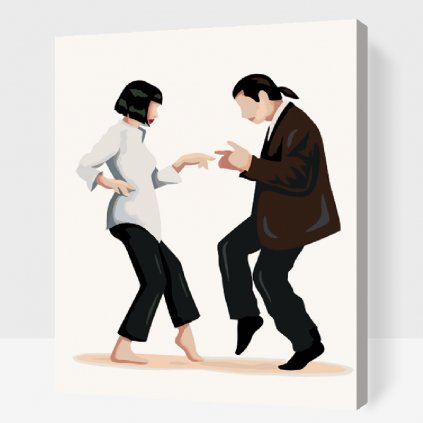 Pintura por números - Pulp Fiction - Mia y Vincent bailando