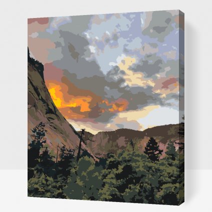 Pintura por números - Parque Nacional de Yosemite