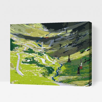 Pintura por números - Transfăgărășan, Rumanía 2