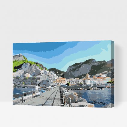 Pintura por números - Amalfi, Italia