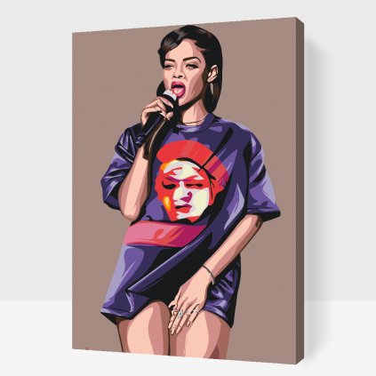 Pintura por números - Rihanna 2