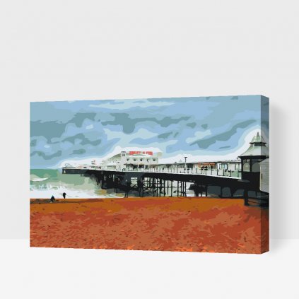 Pintura por números - Muelle de Brighton, Inglaterra