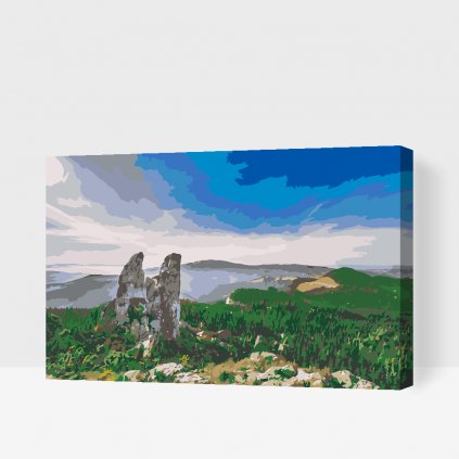 Pintura por números - Pietrele Doamnei, Rumanía