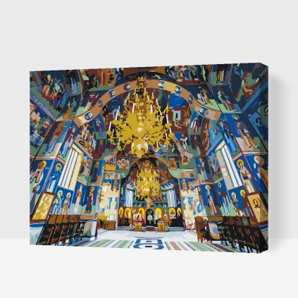 Pintura por números - Monasterio de Sihastria, Rumanía