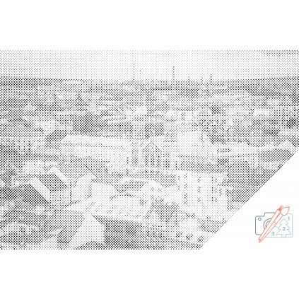 Puntillismo – Vista de la ciudad - Pilsen