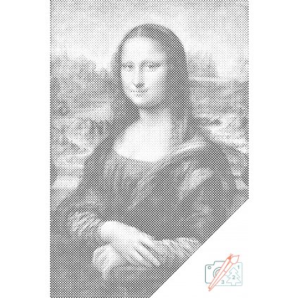 Puntillismo – Leonardo da Vinci - La Gioconda (Mona Lisa)