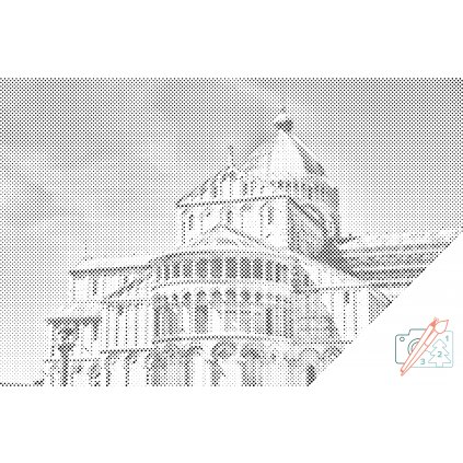 Puntillismo – Catedral de Pisa, Italia