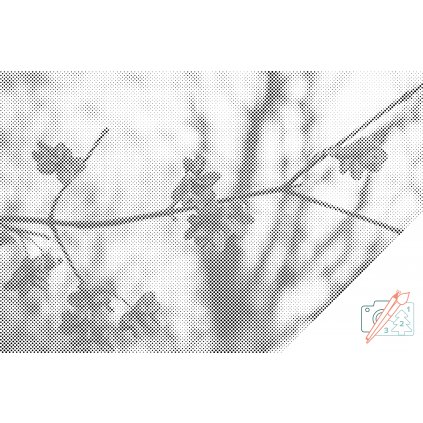 Puntillismo – Árbol en flor