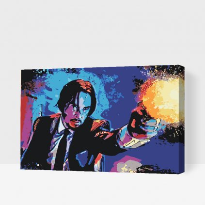 Pintura por números - ¡Disparo de John Wick!