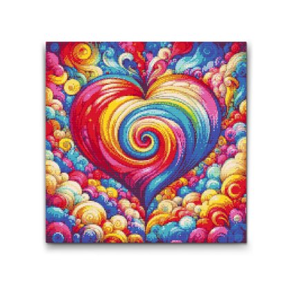 M2_Pintura_con_diamantes_-_Corazón_arcoíris