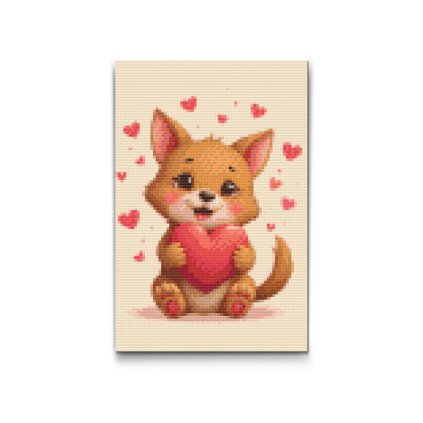 M2_Pintura_con_diamantes_-_Animalito_con_corazón