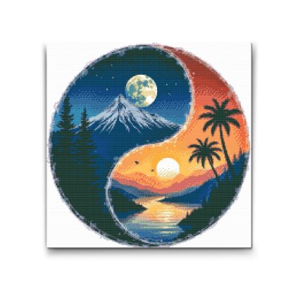 M2_Pintura_con_diamantes_-_Yin_Yang_Sol_y_Luna