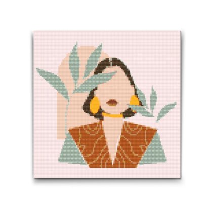 M2_Pintura_con_diamantes_-_Ilustración_-_Mujer_moderna_