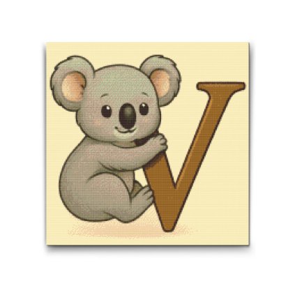 M2_Pintura_con_diamantes_-_Letra_V_–_Con_un_animal