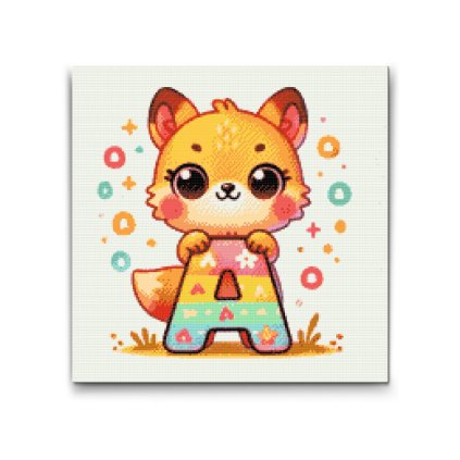 M2_Pintura_con_diamantes_-_Letra_A_–_Con_un_animal