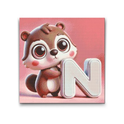 M2_Pintura_con_diamantes_-_Letra_N_–_Con_un_animal
