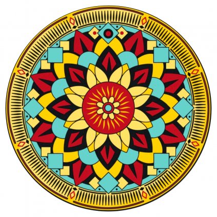 Pintura por números - Mandala11