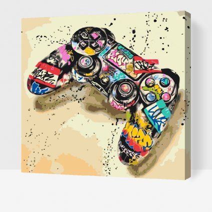 Pintura por números - Mando de PlayStation