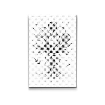 Puntillismo_Ramo_de_tulipanes_pastel_M2