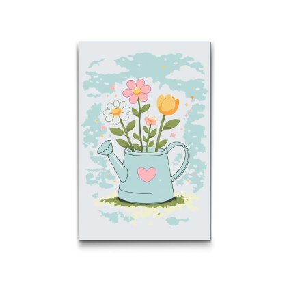 Pintura_por_numeros_Ramo_primaveral_en_una_regadera_M2