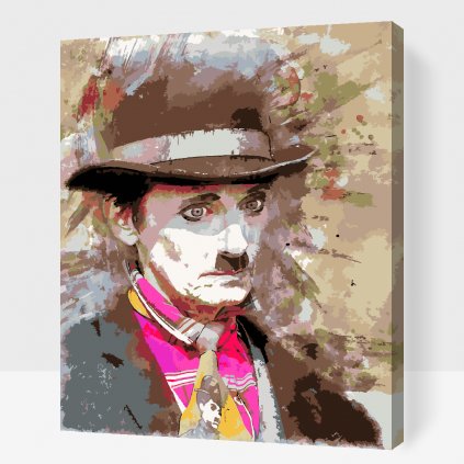 Pintura por números - Charlie Chaplin