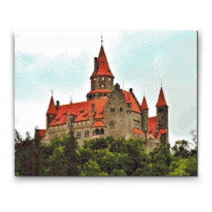 Pintura de diamante - Castillo de Bouzov (República Checa)