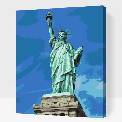 Pintura por números - Estatua de la Libertad