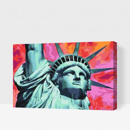 Pintura por números - Estatua de la Libertad 2