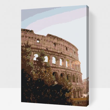Pintura por números - Roma - El Coliseo