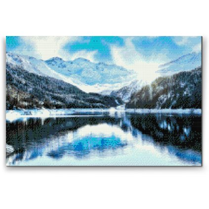 Pintura de diamante - Alpes suizos