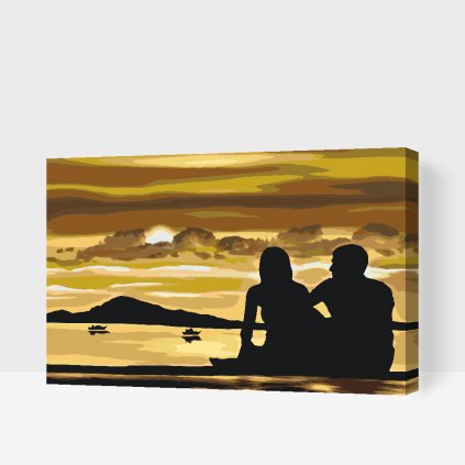 Pintura por números - Romance en la playa