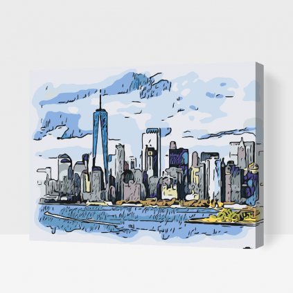 Pintura por números - Nueva York