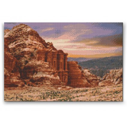 Pintura de diamante - Petra, Jordania